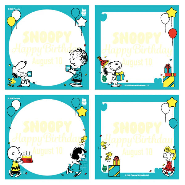 PEANUTS | SNOOPY Birthday Celebration 2026 Snoopy 4-Layer Block Memo