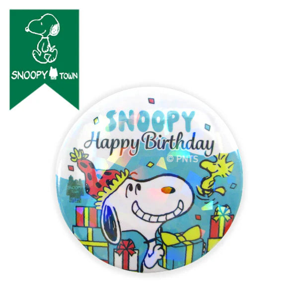 PEANUTS | SNOOPY Birthday Celebration 2026 Snoopy Hologram Pin Badge - GIFT