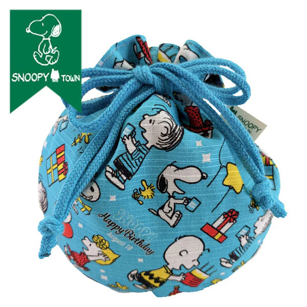 PEANUTS | SNOOPY Birthday Celebration 2026 Snoopy Round Drawstring Bag