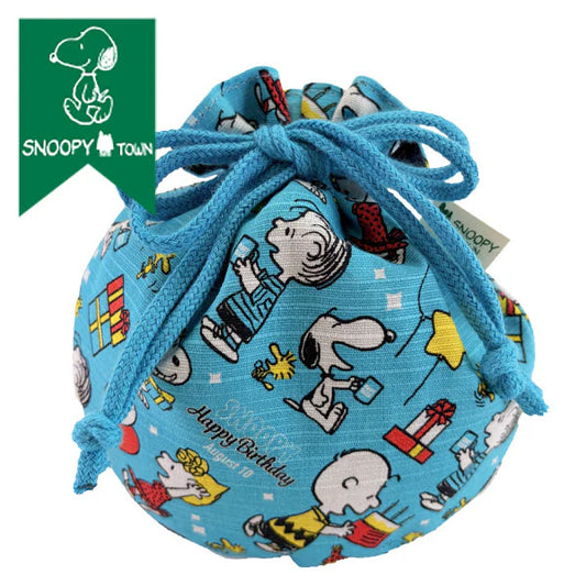 PEANUTS | SNOOPY Birthday Celebration 2026 Snoopy Round Drawstring Bag