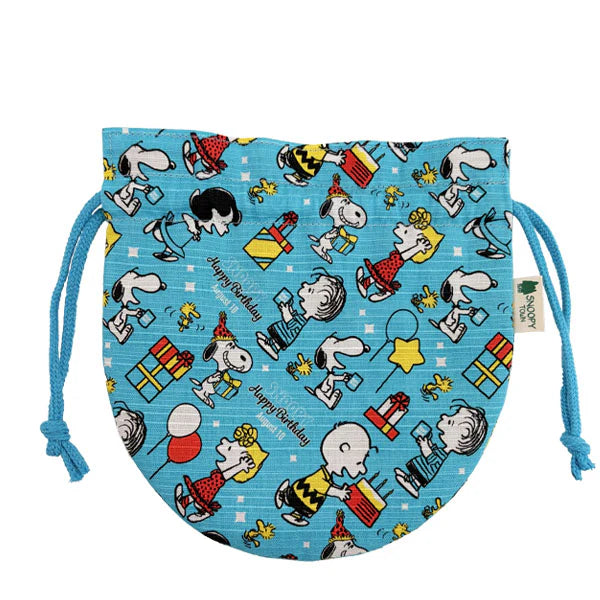 PEANUTS | SNOOPY Birthday Celebration 2026 Snoopy Round Drawstring Bag