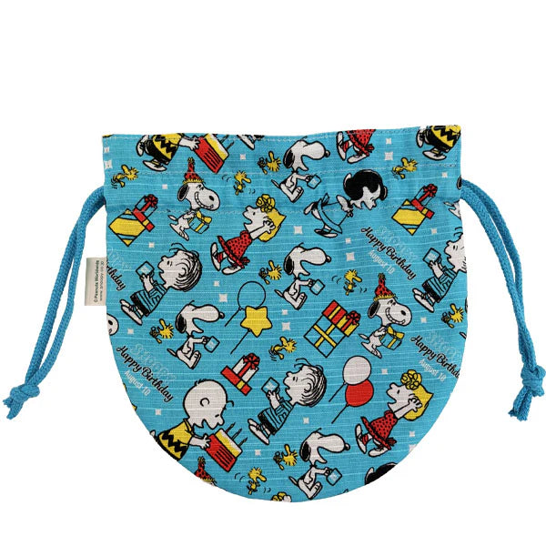PEANUTS | SNOOPY Birthday Celebration 2026 Snoopy Round Drawstring Bag