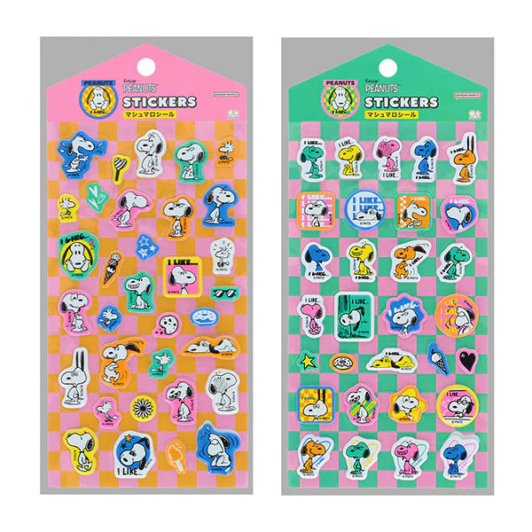 PEANUTS | PEANUTS I LIKE…Snoopy Marshmallow Stickers