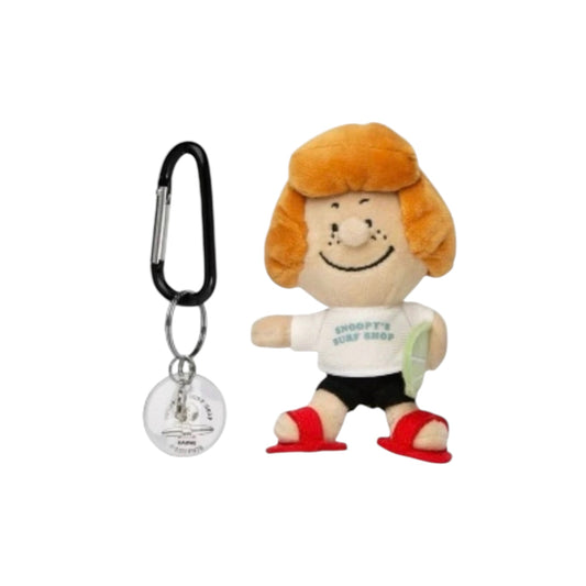 PEANUTS | SNOOPY'S SURF SHOP | Surf Mascot Snap Ring With Carabiner - PEPPERMINT PATTY