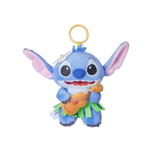 Miniso x Disney | Summer Hula Skirt Mascot Plush Keychain - Stitch