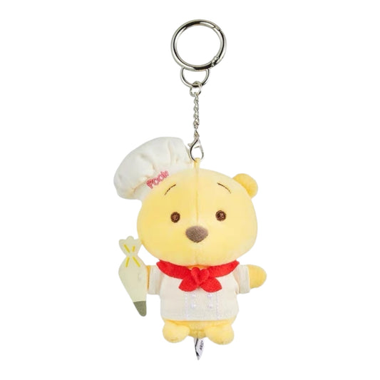 Miniso x Disney | Bakery Collection Mascot Plush Keychain - Winnie the Pooh