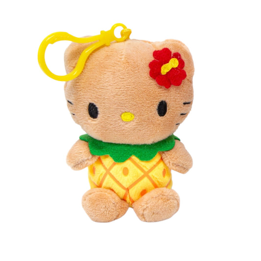 Sanrio | Hawaii Limited | Hello Kitty® Plush 4" w/ Strap - Pineapple