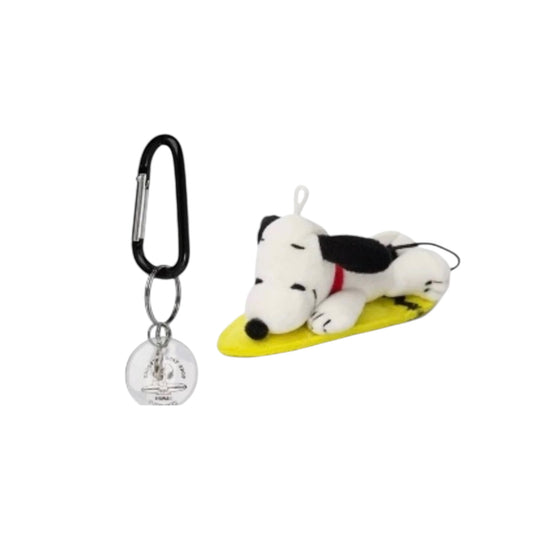 PEANUTS | SNOOPY'S SURF SHOP | Surf Mascot Snap Ring With Carabiner - Snoopy Paddle
