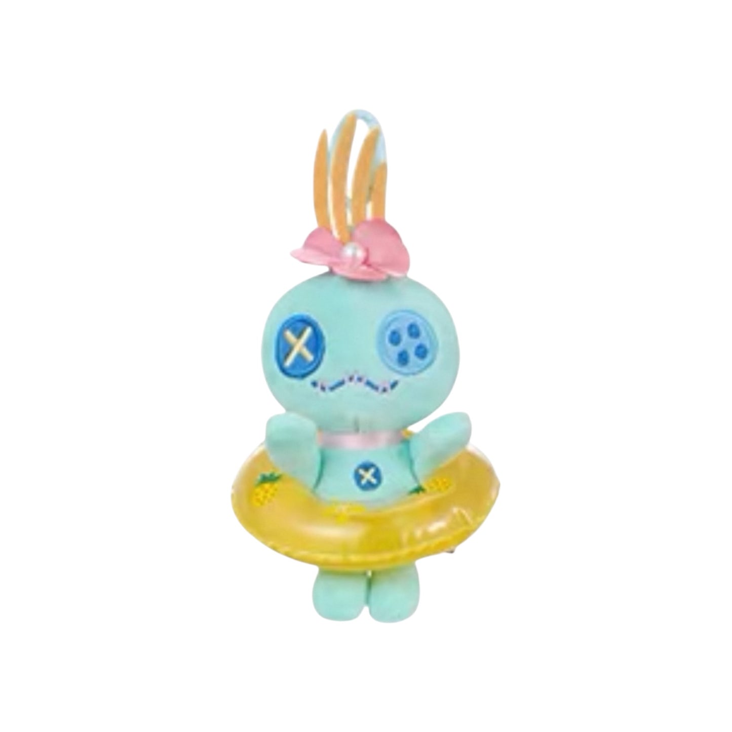 Miniso x Disney | Summer Hula Skirt Mascot Plush Keychain - Scrump