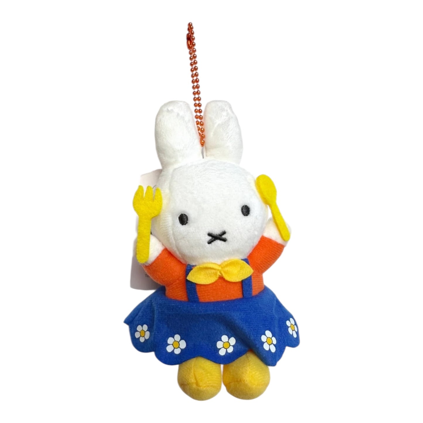 Miffy | Miffy House Denburg Limited Plush Keychain - Knife & Fork