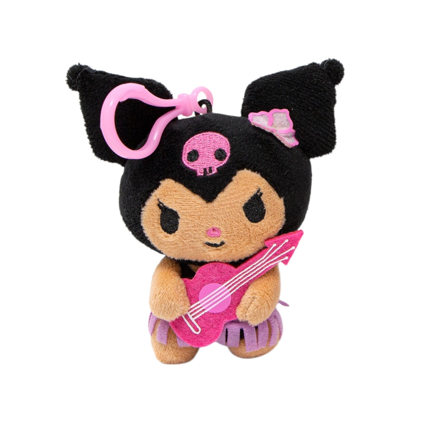 Sanrio | Hawaii Limited | Kuromi Plush 4" w/ Strap - Ukulele