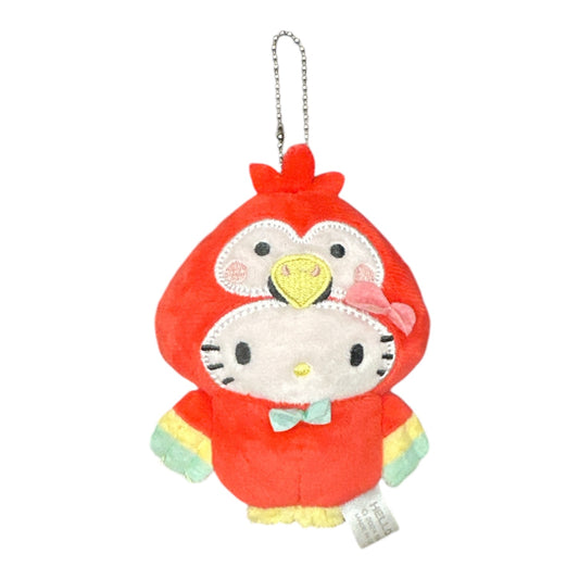 Sanrio | Animal Stuffed Mascot Holder - Hello Kitty: Animal Parrot