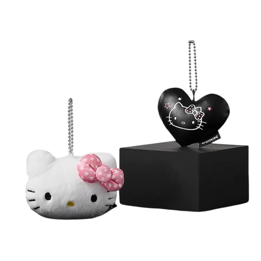 Miniso x Sanrio | Hello Kitty Heart Mascot Twin Pack with Ball Chain