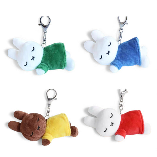 Miffy Korea | Miffy Sleeping Eye Closed Plush Keyring