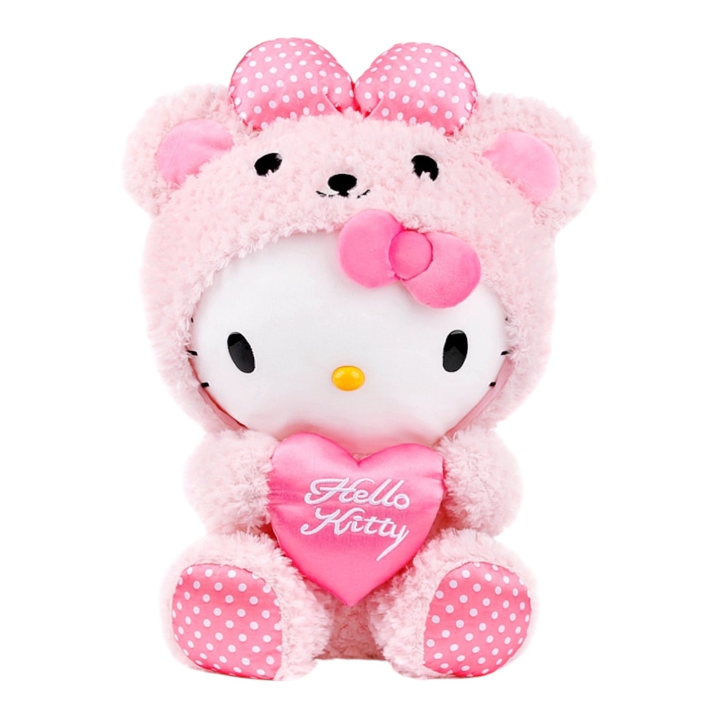 Sanrio Korea | Sanrio Hello Kitty Pink Heart Bear Plush Toy 60cm