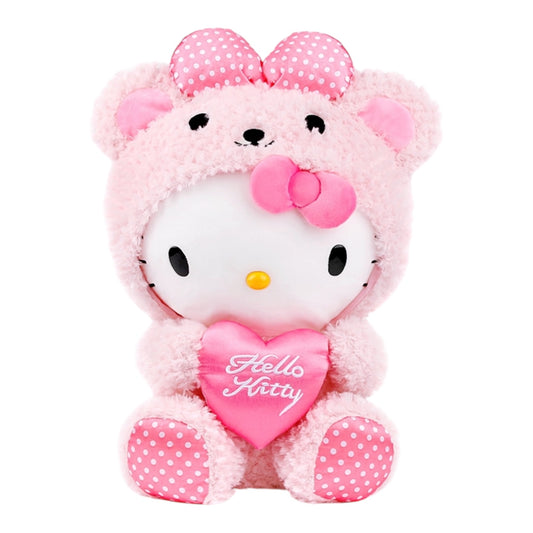 Sanrio Korea | Sanrio Hello Kitty Pink Heart Bear Plush Toy 60cm