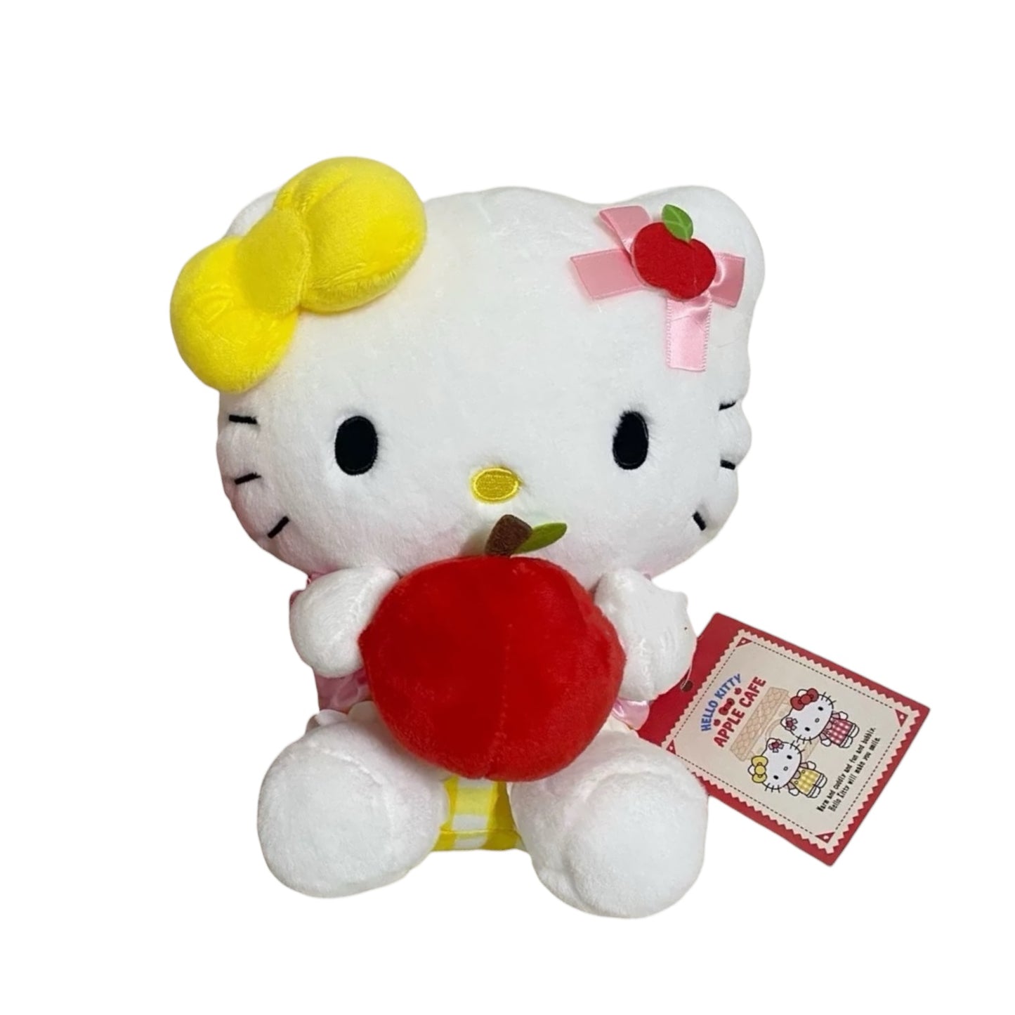 Sanrio Korea | Sanrio Apple Cafe Limited Plush Toy - Yello Ribbon