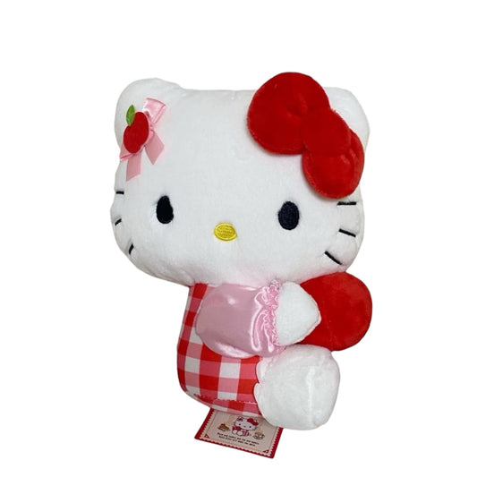 Sanrio Korea | Sanrio Apple Cafe Limited Plush Toy - Red Ribbon