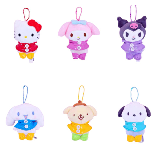 Sanrio Korea | Sanrio Raincoat Plush Keychain