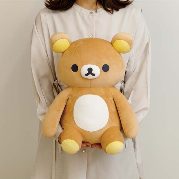 San-X | Rilakkuma Sleeping With You Plush Toy 'A huggable plush toy that will snuggle with you' MO15101