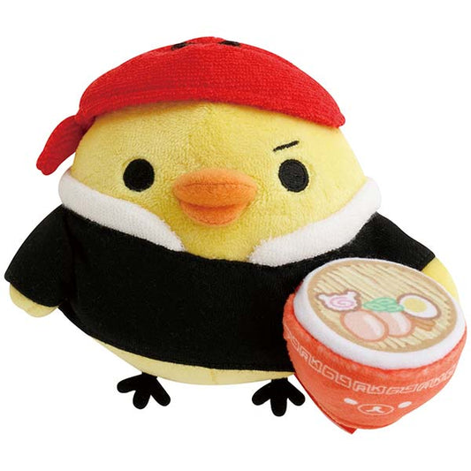 San-X | Anytime Ramen Stuffed Toy Rilakkuma - Kiiroitori MO75801