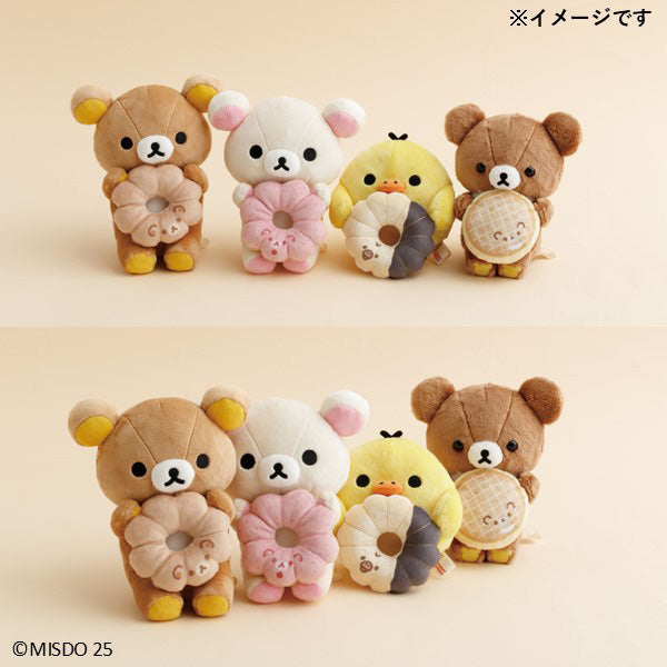 San-X | Rilakkuma x Mr. Donut Donut Makumaku Plush Toy - Rilakkuma Donut MV27101