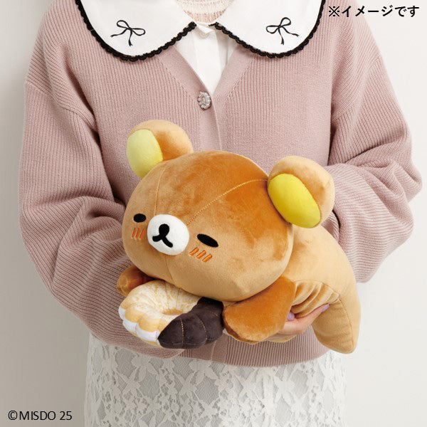 San-X | Rilakkuma x Mr. Donut Donut Makumaku Cushion - Rilakkuma (Angel French) MV27501