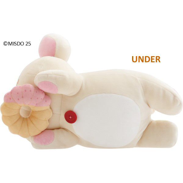 San-X | Rilakkuma x Mr. Donut Donut Makumaku Cushion - Korilakkuma (Strawberry Custard French) MV27601