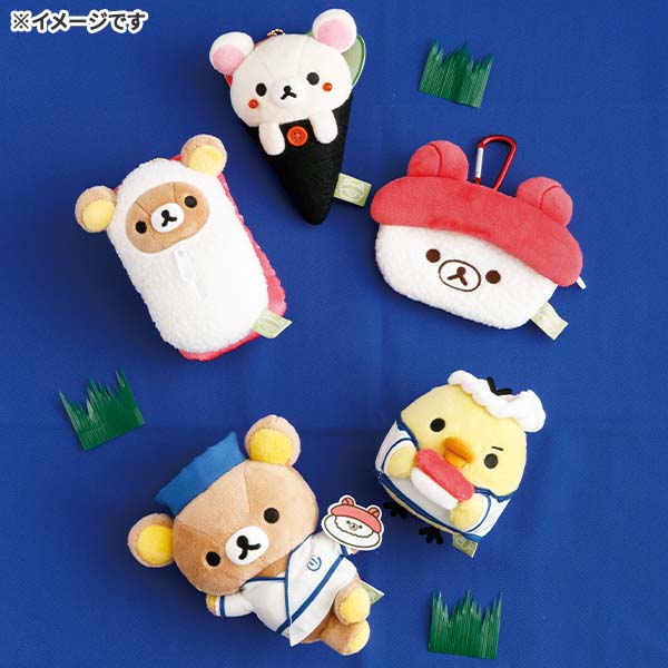 San-X | Rilakkuma Anytime Sushi Miscellaneous Goods Plush Toy - Korilakkuma MV38601