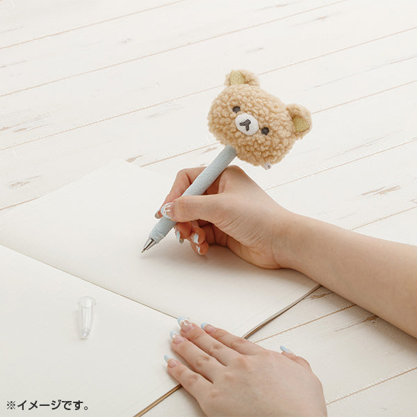 San-X | Rilakkuma BASIC RILAKKUMA Fluffy Plush Pen - Rilakkuma