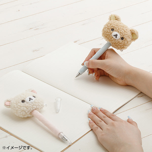 San-X | Rilakkuma BASIC RILAKKUMA Fluffy Plush Pen - Rilakkuma