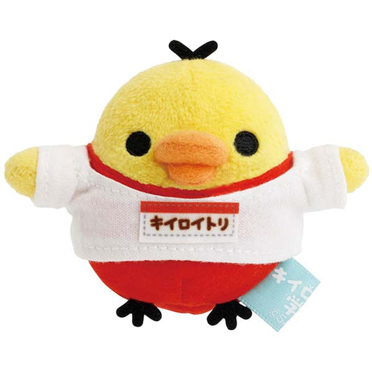 San-X | Kiiroitori Academy Exhibition Limited Hand-held Tenori Plush Toy - Kiiroitori (Taisogi)