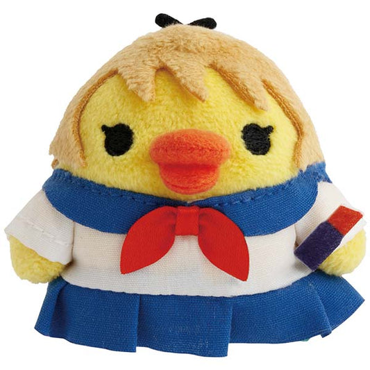 San-X | Kiiroitori Academy Exhibition Limited Hand-held Tenori Plush Toy - Kiiroitori (Gal)