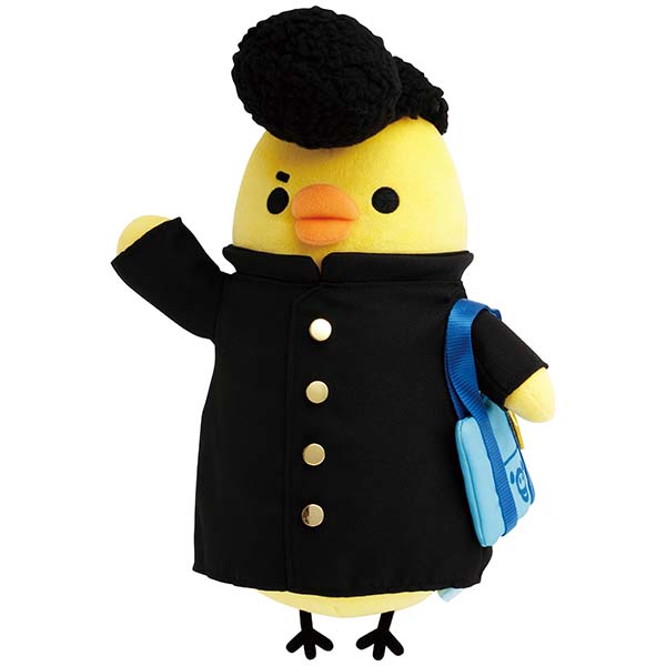 San-X | Kiiroitori Academy Exhibition Limited Akogare Style Plush Toy - Kiiroitori Gakuen/Kiiroitori (Yankee)
