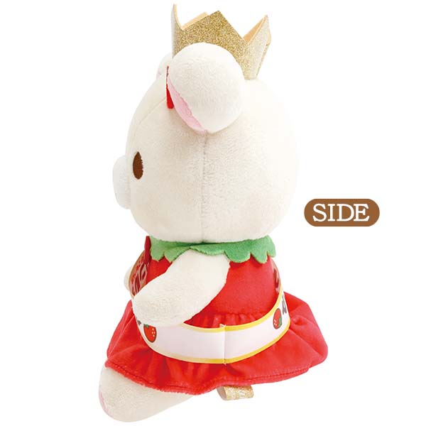 San-X | Rilakkuma Tochigi's Strawberry Ambassador Plush Toy S - Korilakkuma A