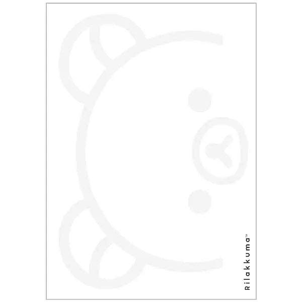 San-X | Rilakkuma BASIC RILAKKUMA MONOCHROME Memo Pad A