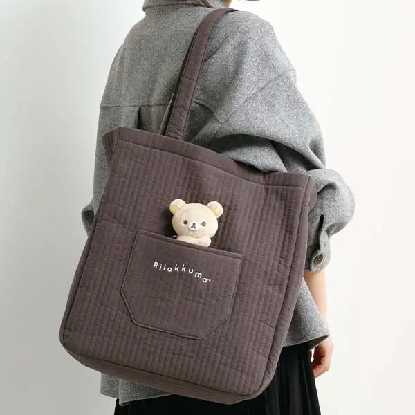 San-X | Rilakkuma BASIC RILAKKUMA MONOCHROME Tote Bag