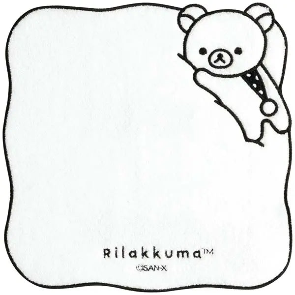 San-X | Rilakkuma BASIC RILAKKUMA MONOCHROME Mini Towel B