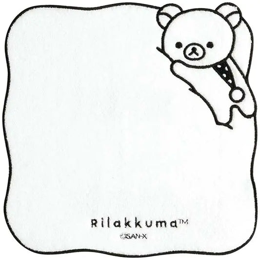San-X | Rilakkuma BASIC RILAKKUMA MONOCHROME Mini Towel B