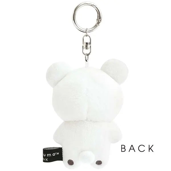 San-X | Rilakkuma BASIC RILAKKUMA MONOCHROME Hanging Plush Toy - Korilakkuma