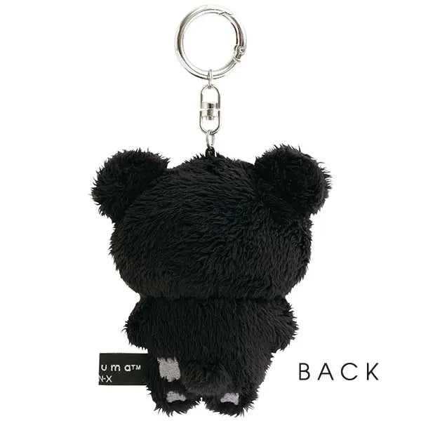 San-X | Rilakkuma BASIC RILAKKUMA MONOCHROME Hanging Plush Toy - Chairoikoguma