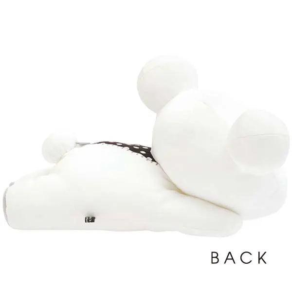 San-X | Rilakkuma BASIC RILAKKUMA MONOCHROME Soft and Squishy Plush Toy Lying Face Down