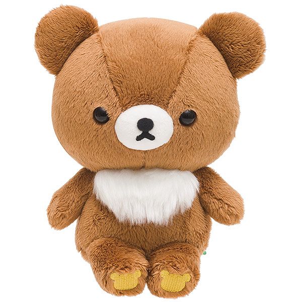 San-X | Rilakkuma Kutari Plush Toy S - Chairoikoguma MR47101