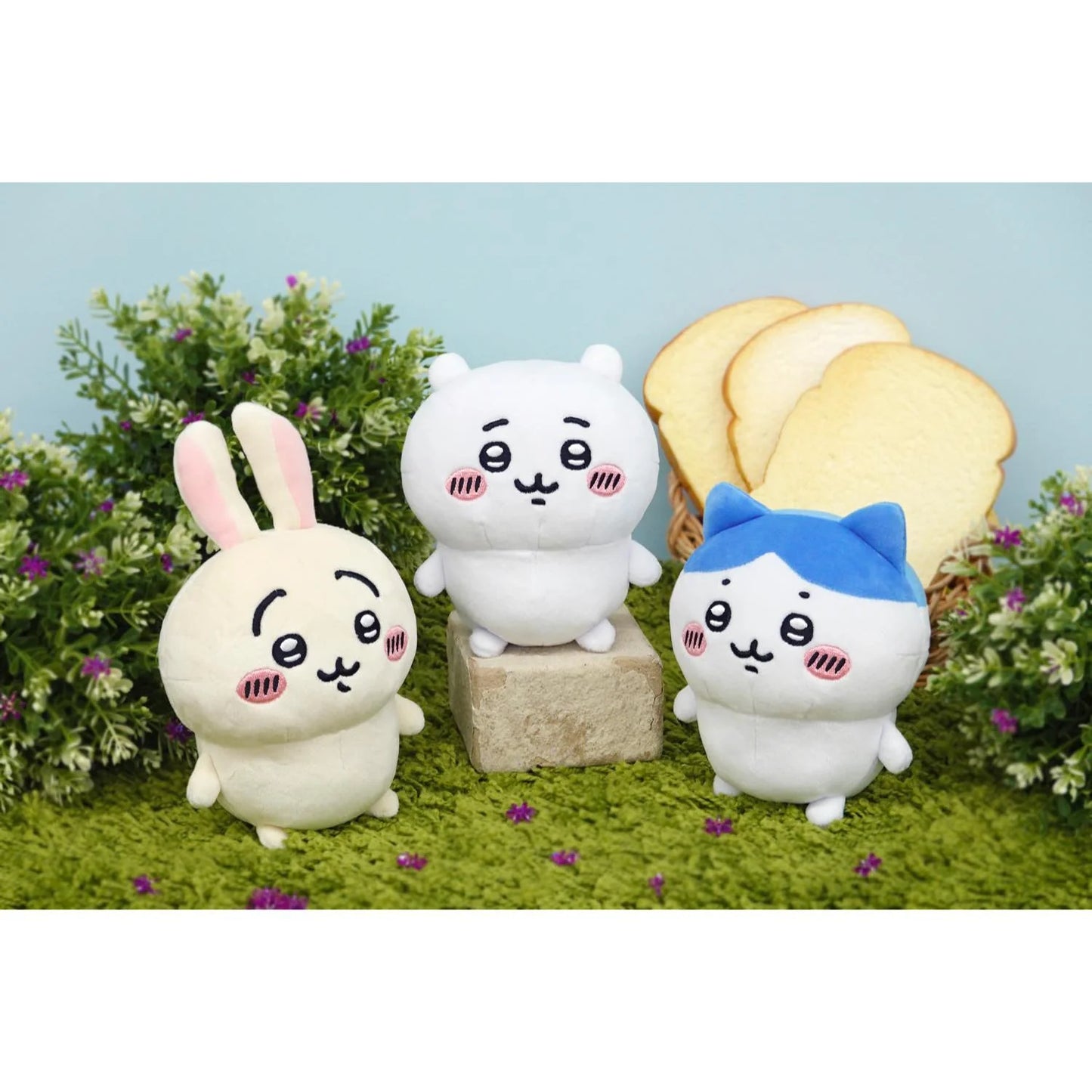 Nagano x Chiikawa | Chiikawa 'Potetama Series' Stuffed Toy - 02 Hachiware