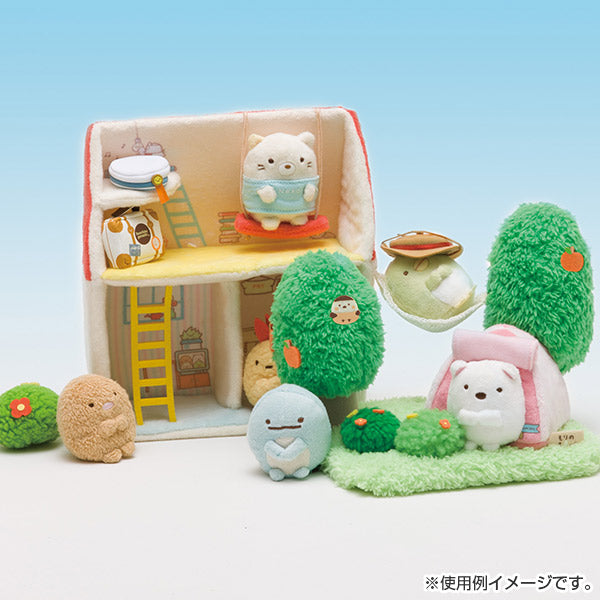 San-X | Sumikko Gurashi House | Sumikko House 2 Story With Wing Scene Plush Toy MX23701