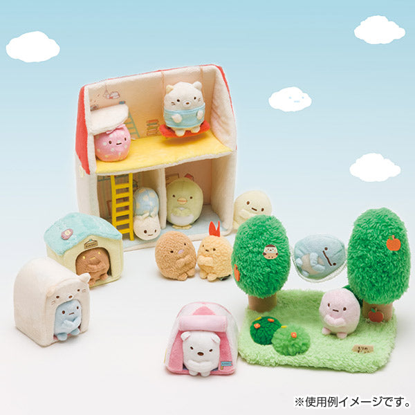 San-X | Sumikko Gurashi House | Sumikko House 2 Story With Wing Scene Plush Toy MX23701