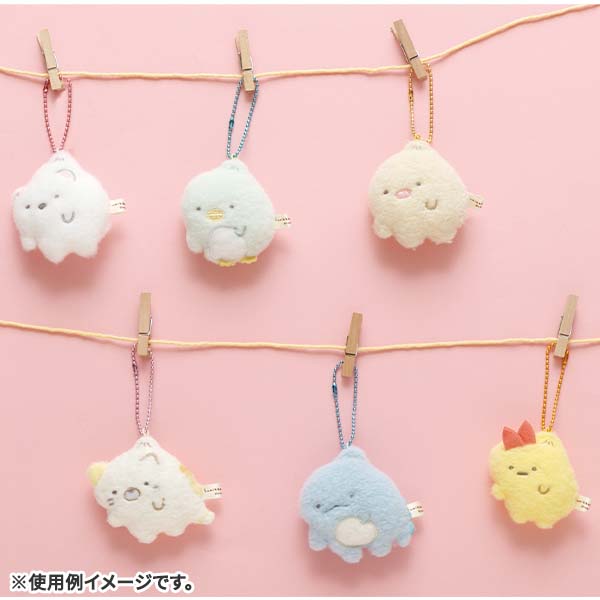 San-X | Sumikko Gurashi Drawing Tsuresari Mascot -  Shirokuma Polar Bear AB27001