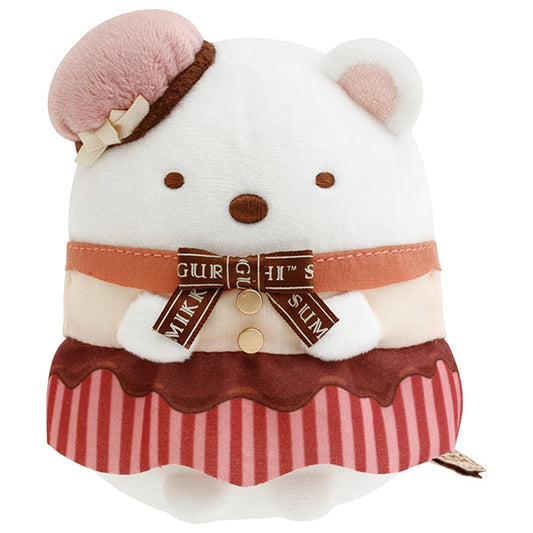 San-X | Sumikko Gurashi Cafe Sumiko's Chocolate Fair Pold Stuffed Animals - Polar Bear