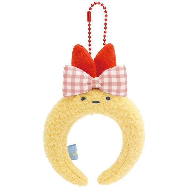 San-X | Sumikko Gurashi Dreaming Tails Theme Tail Headband Keychain - Fried Shrimp Tail AB32101