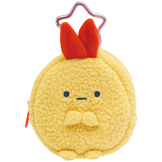 San-X | Sumikko Gurashi Dreaming Tails Theme Plush Mini Pouch - Fried Shrimp Tail CA70501